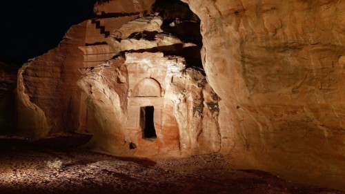 Middle East, Saudi Arabia, Nabataean granary in Al Ula, Al Ula