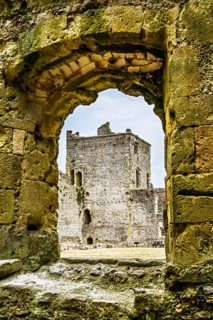Ruins of Portchester Castle, Portchester, Fareham, Hampshire, UK