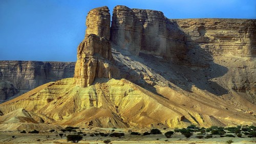 Middle East, Saudi Arabia, rocky landscape, near Edge of the World, Al Ula