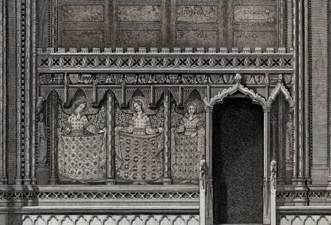 St Stephen's Chapel, old Palace of Westminster, London, England, United Kingdom