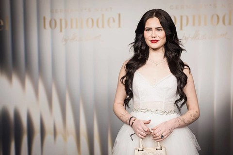 Linda Voilet at the preview of the 21st season of Germany's Next Topmodel - by Heidi Klum on 09.02