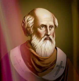 Pope Adeodatus II, c.621 – 676, bishop of Rome from 672 to 676