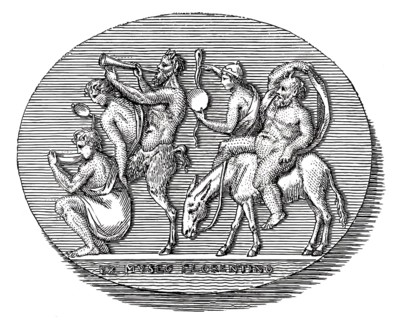 Antique gemstone relating to a carnival song or canto carnascialesco, Florence, late fifteenth