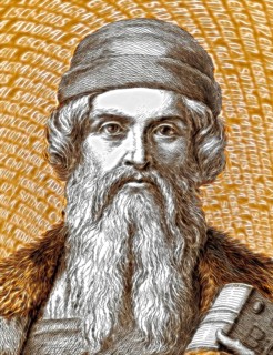 Johannes Gensfleisch zur Laden zum Gutenberg, ca 1400, 1468, inventor of printing with movable