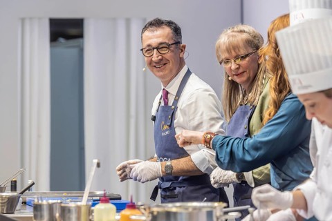 Cem is cooking! DEHOGA Baden-Württemberg event with candidate for the post of Minister-President,