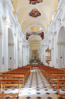 Chiesa di San Carlo al Corso interior, Noto, Noto Valley, Sicily, Italy