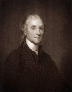 Joseph Priestley, 1733 - 1804, an English theologian, clergyman, natural philosopher, chemist,