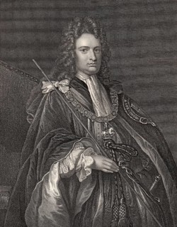 Robert Harley, 1st Earl of Oxford and Earl Mortimer, 1661-1724, a British politician and statesman