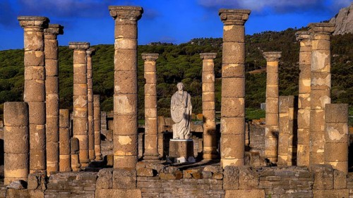 Roman ruined city, Emperor Claudius, 1st century AD