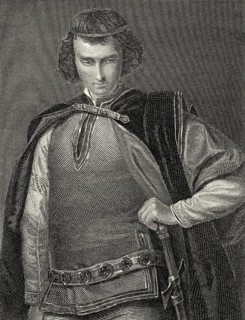 Don Cesar, character from the tragedy The Bride of Messina by Friedrich Schiller, 1759 - 1805