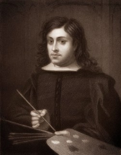 Portrait of Bartolomé Esteban Murillo, 1618- 1682, a Spanish Baroque painter, Portrait von