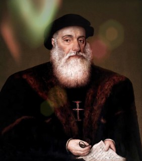 Vasco da Gama, c. 1460s – 1524, Portuguese explorer, digitally edited