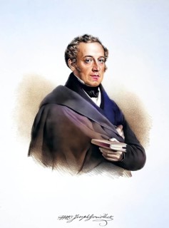 Josef Gorischek (1792-1852), physician in Vienna, Historical, digitally restored reproduction from