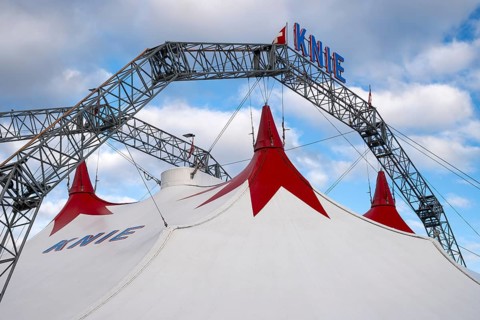 Circus tent Circus Knie, Rapperswil, Switzerland
