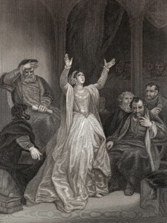 Verurteilung von Anne Boleyn, 1501-1536, Königin von England von 1533 bis 1536 als zweite Frau von