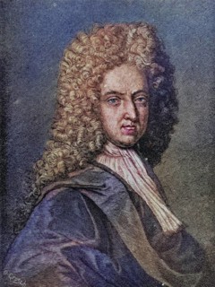 Daniel Defoe, 1660-1731, English writer and journalist, Historical, digitally restored reproduction