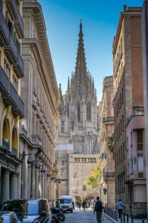 Old Town, Cathedral, Catedral de la Santa Creu i Santa Eulalia, Barcelona, Catalonia, Spain