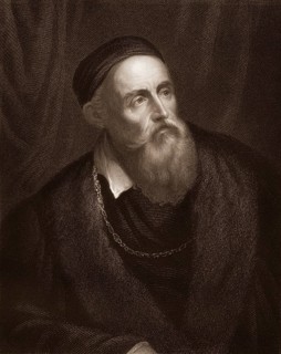 Portait of Tiziano Vecelli or Tiziano Vecellio, Titian, 1488/1490 - 1576, an Italian painter of the