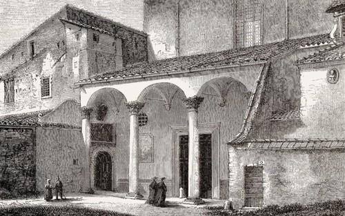 The Basilica of Saint Sabina, Aventine Hill, Rome, Italy, 19th Century