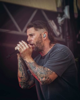M. Shadows (Matthew Charles Sanders), singer of Avenged Sevenfold live at the Zitadelle Spandau in