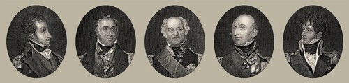 Offiziere der britischen Royal Navy, 18. Jahrhundert