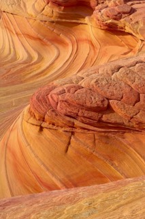 The Second Wave, dramatic sandstone formation with undulating patterns and intense shades of red