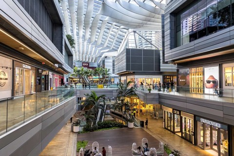Miami modern shopping center Brickell City Centre Shopping Mall shopping in Miami, USA