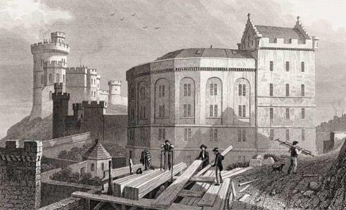 East End of the Bridewell and Jail Governor's House, Edinburgh, Scotland, 19th century, from Modern