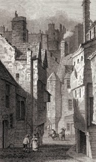 High School Wynd, Edinburgh, Scotland, 19th century, Views in Edinburgh by J. & H. S. Storer