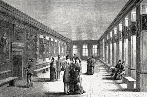 The Royal Gallery, Palace of Holyroodhouse, Edinburgh, Scotland, 18th century