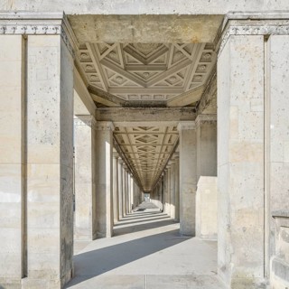 The colonnades of Museum Island, Berlin-Mitte, Berlin, Germany