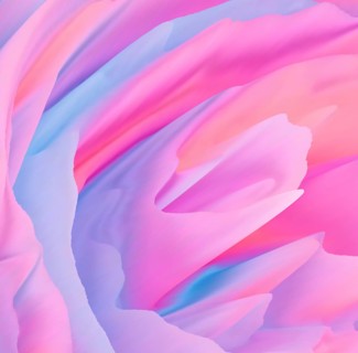 An abstract illustration showcasing a dynamic burst of pastel colors, blending soft pinks, purples,