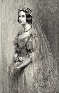 The wedding dress of Queen Victoria, Victoria or Alexandrina Victoria, 1819 - 1901, Queen of the