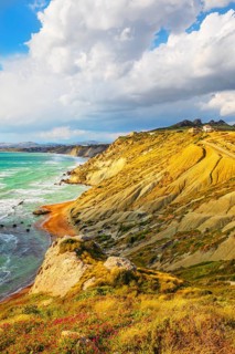 Riserva Naturale di Punta Bianca, Palma di Montechiaro, Agrigento, Sicily, Italy