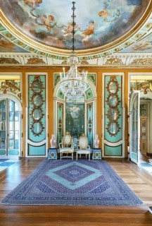Queluz National Palace building interior, Queluz, Lisbon, Portugal