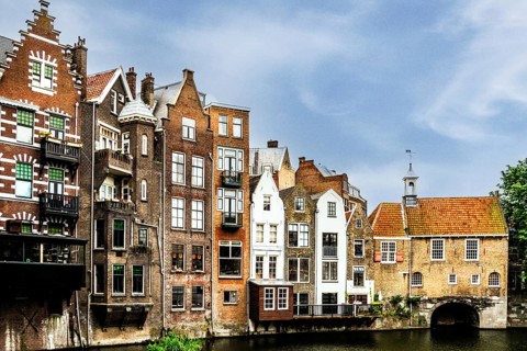Delfshaven, historic district known for its picturesque harbor, starting point of the departure of