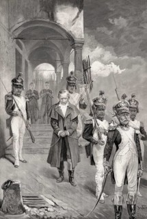 Execution of the anti-French agitator Johann Philipp Palm on 26 August 1806 at Braunau
