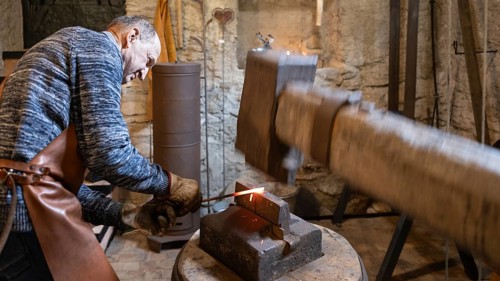 An elderly blacksmith in Austria's Salzburg region passionately upholds the centuries-old