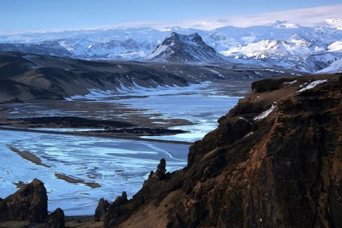 Iceland, Cape Dyrholaey, Peninsula