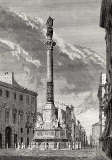 The Column of the Immaculate Conception, Rome, Italy, 19th Century