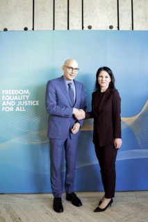 Annalena Bärbock, Federal Foreign Minister, meets Volker Türk, United Nations High Commissioner for