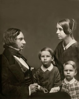 Longfellow Family, Henry Wadsworth Longfellow, 1807 – 1882, American poet, digitally edited
