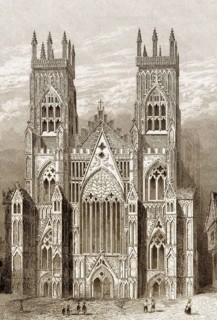 York Minster or Cathedral and Metropolitical Church of Saint Peter in York, England, United Kingdom