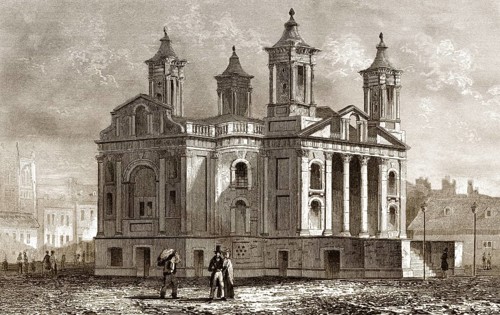 Kirche des Heiligen Johannes des Evangelisten, Westminster, Smith Square, London, 18.