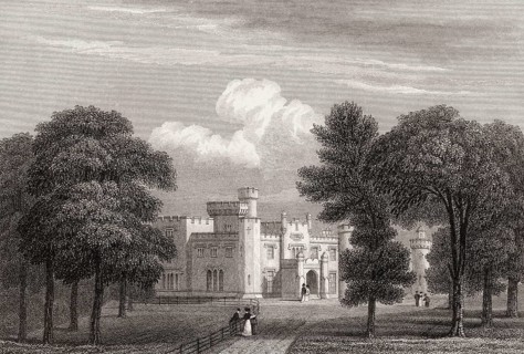 Balloch Castle, West Dunbartonshire, 19th century, from Modern Athens by Th. H. Shepherd