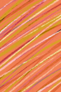 Abstract design featuring diagonal stripes in warm, earthy pastel tones. This vibrant pattern is