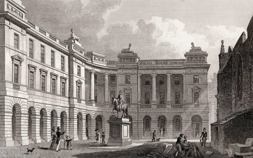 The Parliament House, Edinburgh, Scotland, 19th century, from Modern Athens by Th. H. Shepherd