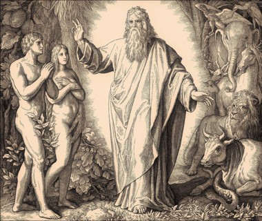 Creation of Humanity, by Julius Schnorr von Carolsfeld, 1860