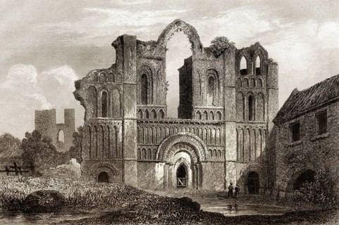 Castle Acre Priory, Castle Acre, Norfolk, England, 18. Jahrhundert