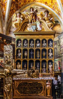 Reliquary altar of the Treasury Chapel, San Giusto Cathedral, Colle di San Giusto, Trieste, harbour